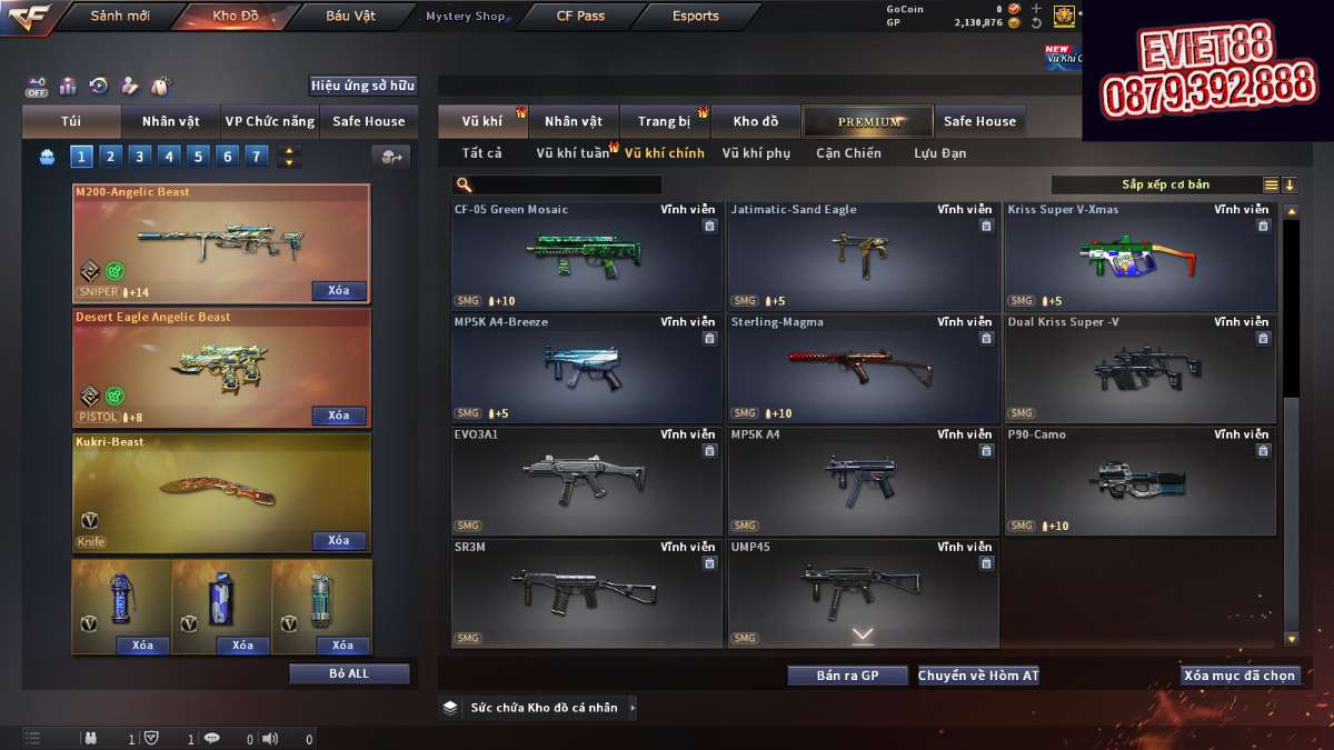 shop acc cf uy tin gia re
